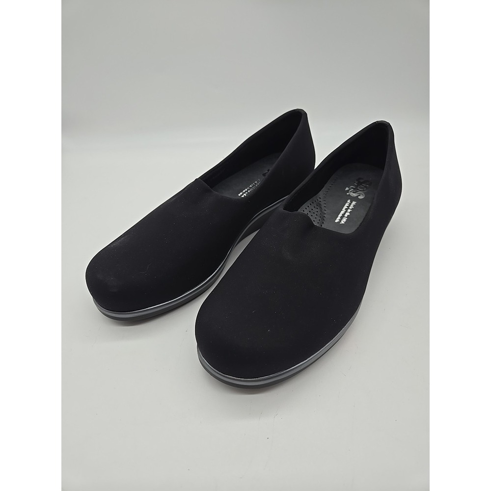 SAS‎ Women's Bliss Slip On Wedge Black Wide Width Size 8.5